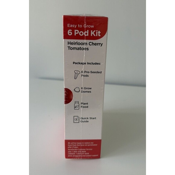 AeroGarden Heirloom Cherry Tomato Seed Pod Kit  6 Pods  SEALED Sell By 01/2023 - Picture 2 of 8